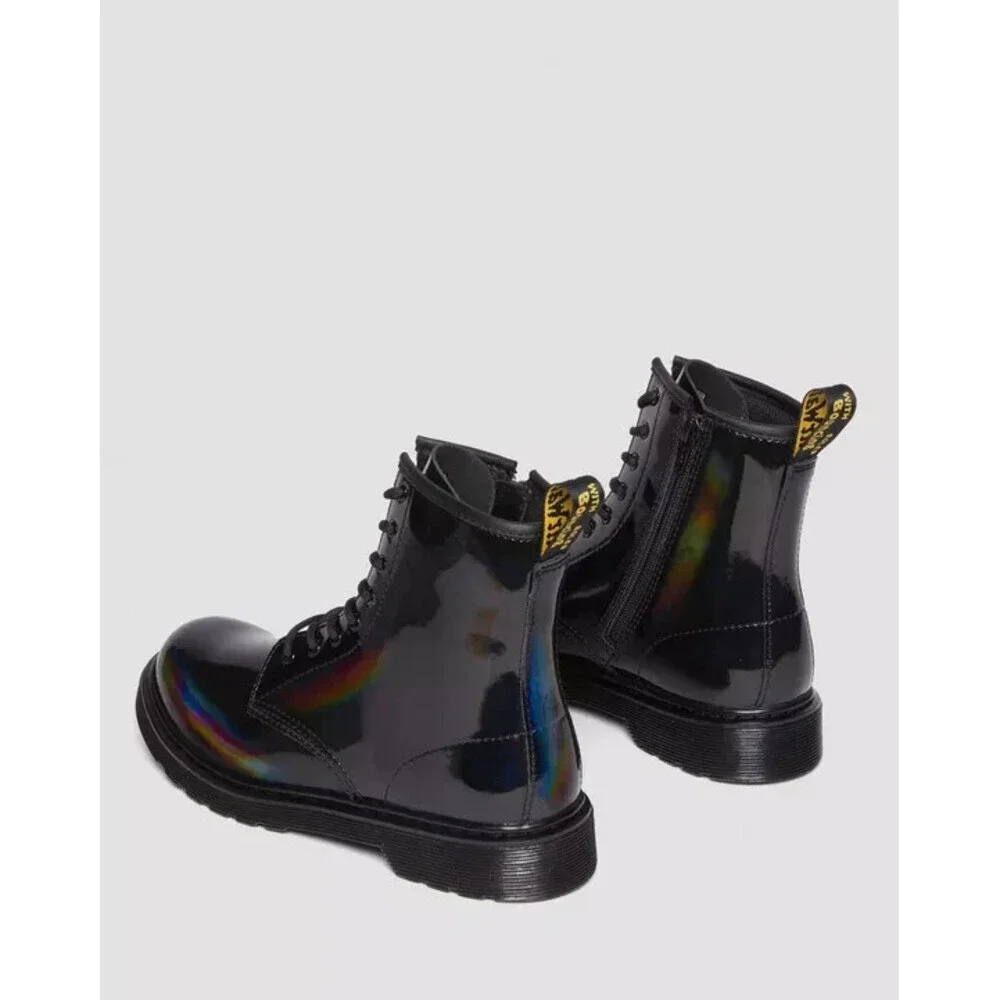 Dr. Martens 1460 31270001 Boots Kids US 5 Black Rainbow Patent Leather ZOGG589